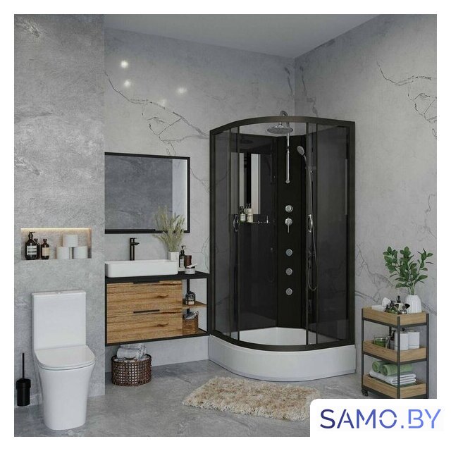 Душевая кабина Niagara NG-6501-14BKTG 90x90x200 - Изображение №1 — Интернет-магазин samo.by