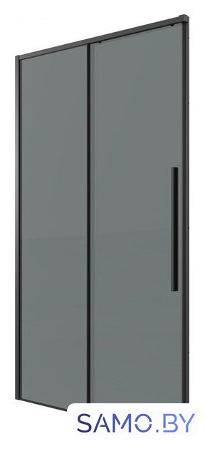 Душевая дверь Grossman Galaxy 100x195 100.K33.01.100.21.10 (черный матовый/стекло тонированное) - Изображение №2 — Интернет-магазин samo.by