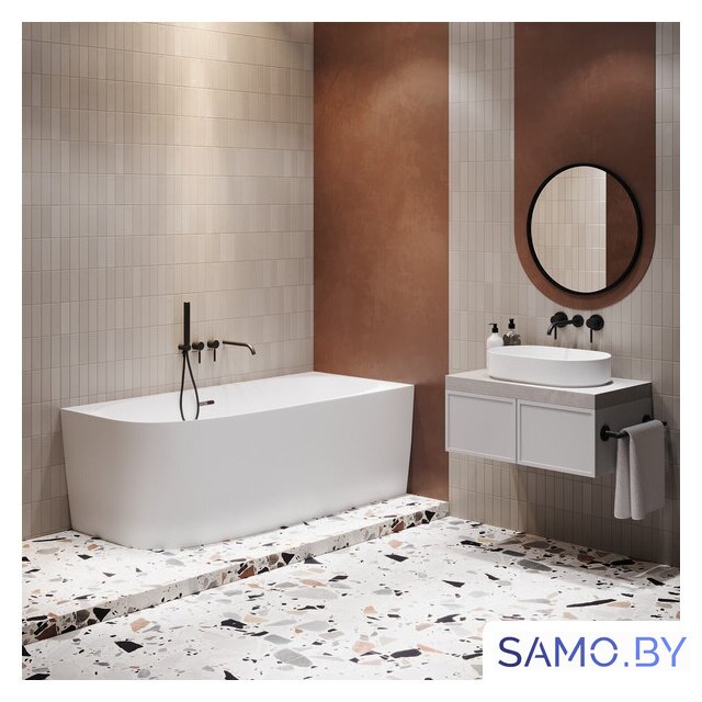 Ванна Wellsee Belle Spa 2.0 160x75 235803004 (пристенная ванна (правая) белый глянец, экран, каркас, сифон-автомат золото) - Изображение №8 — Интернет-магазин samo.by