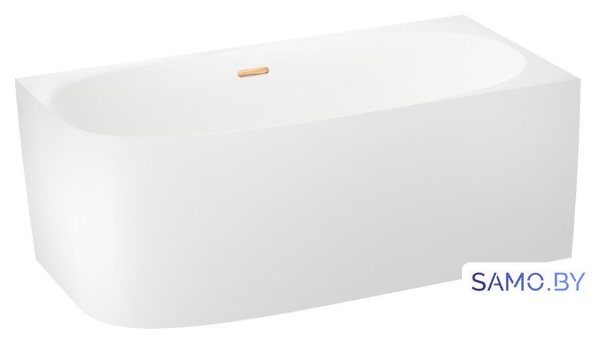 Ванна Wellsee Belle Spa 2.0 160x75 235803004 (пристенная ванна (правая) белый глянец, экран, каркас, сифон-автомат золото) - Изображение №2 — Интернет-магазин samo.by