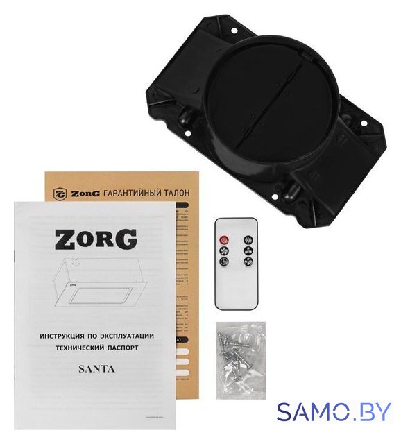 Кухонная вытяжка ZorG Santa 1060 60 S (черный) - Изображение №8 — Интернет-магазин samo.by