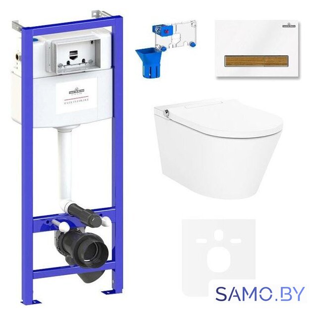Унитаз подвесной Lavinia Boho Smart V-Clean 7 в 1 87561163 - Изображение №1 — Интернет-магазин samo.by