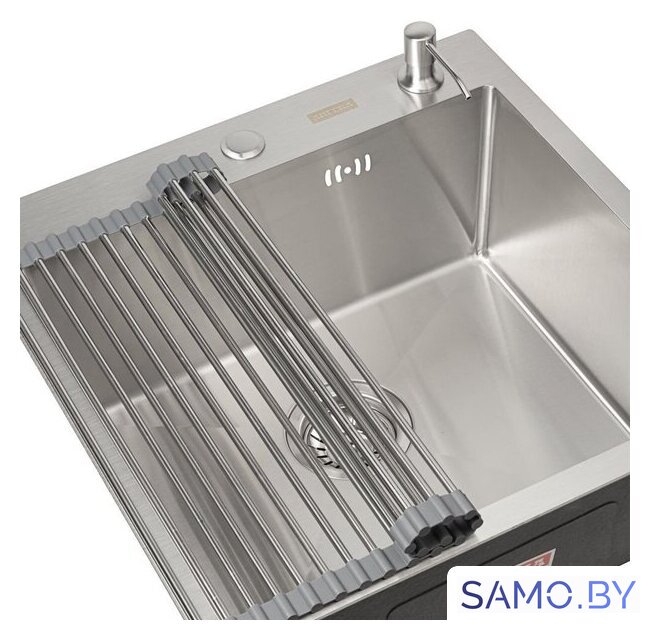 Кухонная мойка ARFEKA ECO AR мойка 500*500, коландер, роллер-мат, дозатор SATIN - Изображение №12 — Интернет-магазин samo.by