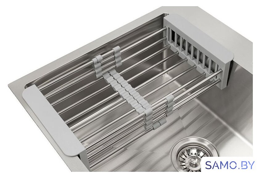Кухонная мойка ARFEKA ECO AR мойка 500*500, коландер, роллер-мат, дозатор SATIN - Изображение №10 — Интернет-магазин samo.by