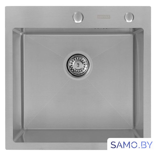 Кухонная мойка ARFEKA ECO AR мойка 500*500, коландер, роллер-мат, дозатор SATIN - Изображение №8 — Интернет-магазин samo.by