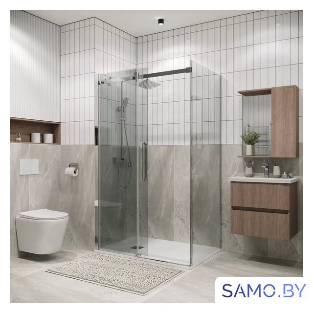 Душевой уголок Grossman Classic 120x90x195 120.K33.04.1290.10.00 (хром/прозрачное стекло) - Изображение №18 — Интернет-магазин samo.by
