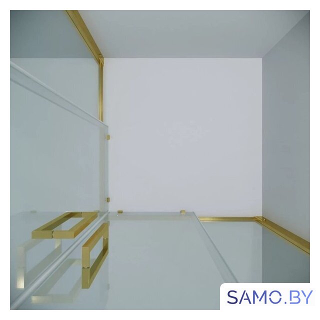Душевой уголок Grossman Cosmo 80x80x195 300.K33.02.8080.32.00 (золото сатин/прозрачное стекло) - Изображение №6 — Интернет-магазин samo.by