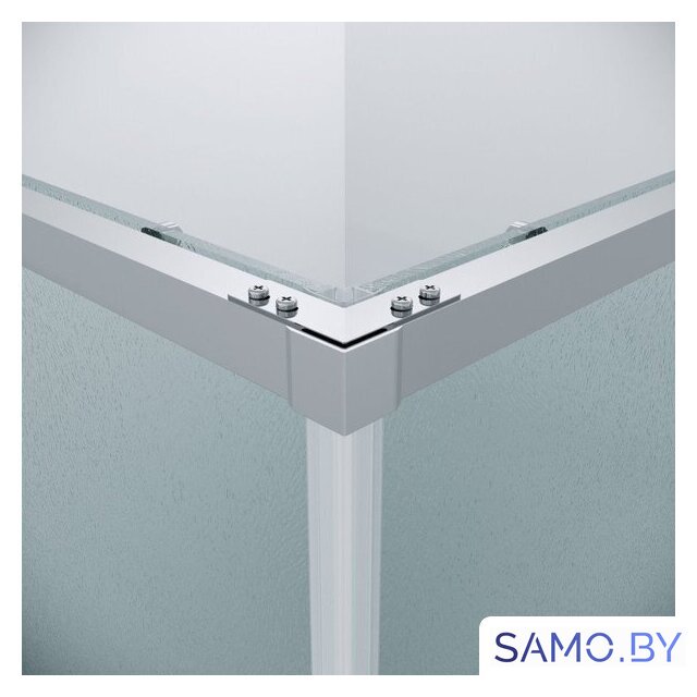 Душевой уголок Grossman Galaxy 90x80x195 300.K33.01.9080.10.02 (хром/шиншилла стекло) - Изображение №3 — Интернет-магазин samo.by