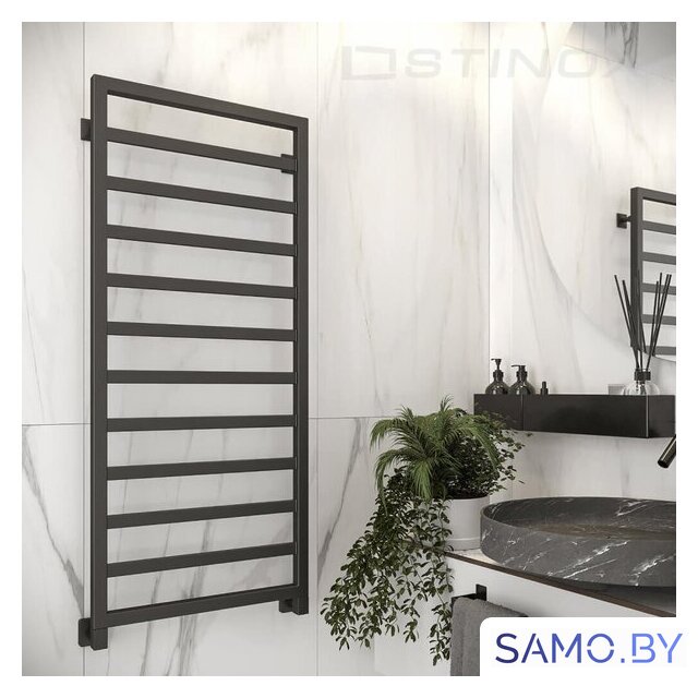 Полотенцесушитель Stinox Bergamo 50x120 ber120 Ral 9005 - Изображение №1 — Интернет-магазин samo.by