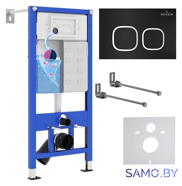 Инсталляция для унитаза Roxen StounFix Dual Fresh 828474 - Изображение №1 — Интернет-магазин samo.by