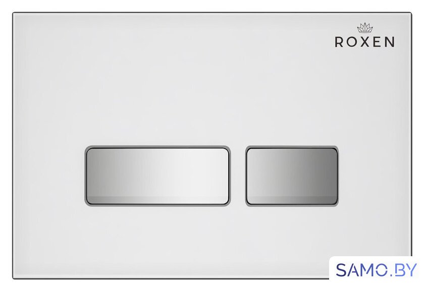 Панель смыва Roxen Glass 430280W - Изображение №1 — Интернет-магазин samo.by