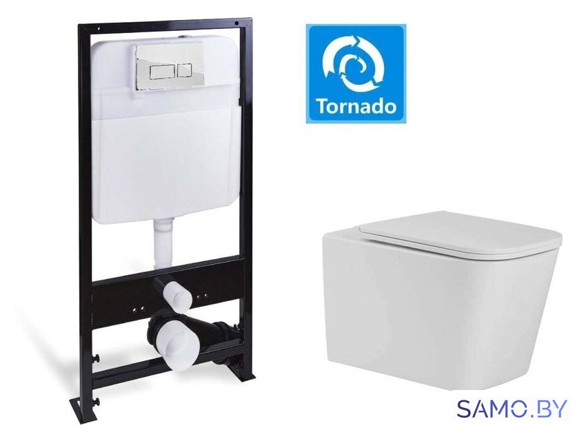 Унитаз подвесной SantiLine SL-5027+SL-01 - Изображение №1 — Интернет-магазин samo.by
