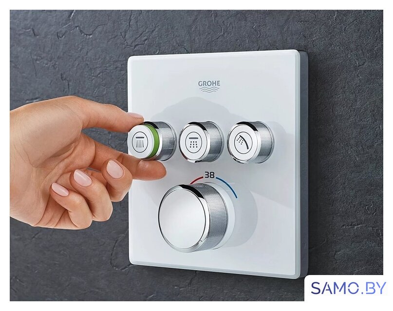 Смеситель без скрытого механизма Grohe Grohtherm SmartControl 29157LS0 - Изображение №3 — Интернет-магазин samo.by