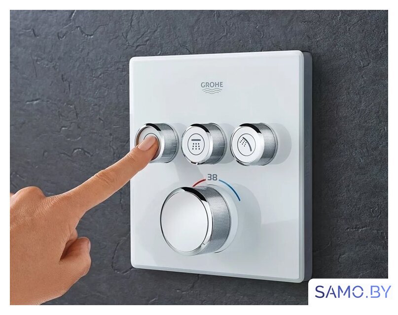 Смеситель без скрытого механизма Grohe Grohtherm SmartControl 29157LS0 - Изображение №2 — Интернет-магазин samo.by