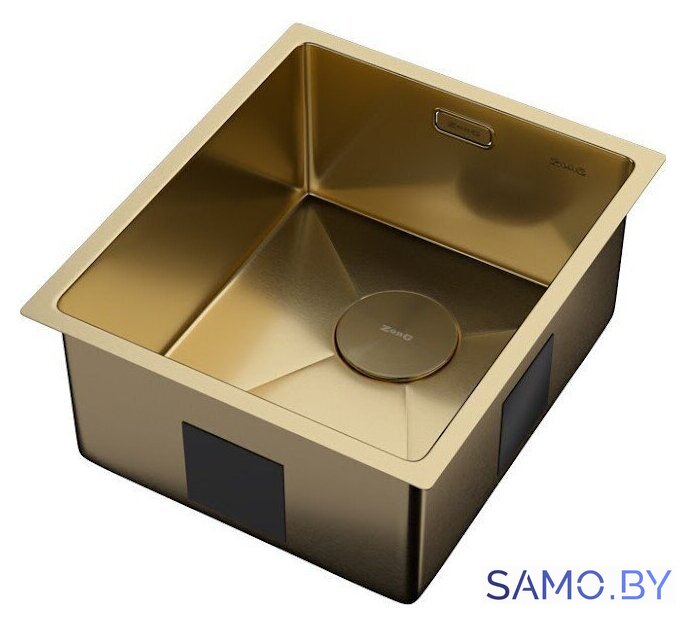 Кухонная мойка ZorG Zerox 38 U / IF PVD Gold - Изображение №2 — Интернет-магазин samo.by