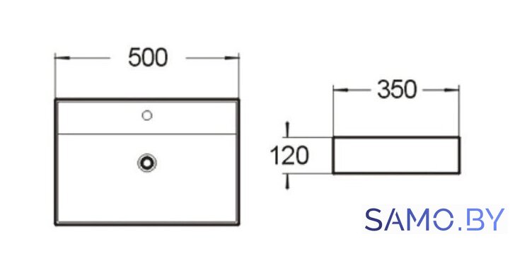 Умывальник SantiLine SL-1001 - Изображение №2 — Интернет-магазин samo.by