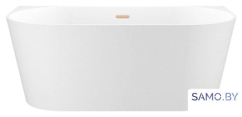 Ванна Wellsee Excellence Pro 180x80 28760404R (пристенная ванна белый глянец, экран, ножки, сифон-автомат золото) - Изображение №1 — Интернет-магазин samo.by