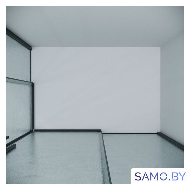 Душевой уголок Grossman Galaxy 90x80x195 300.K33.01.9080.21.02 (черный матовый/шиншилла стекло) - Изображение №6 — Интернет-магазин samo.by