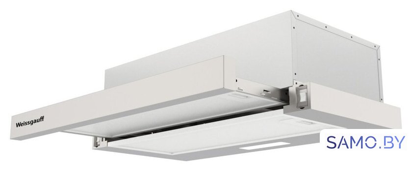 Кухонная вытяжка Weissgauff TEL 600 White Glass - Изображение №1 — Интернет-магазин samo.by