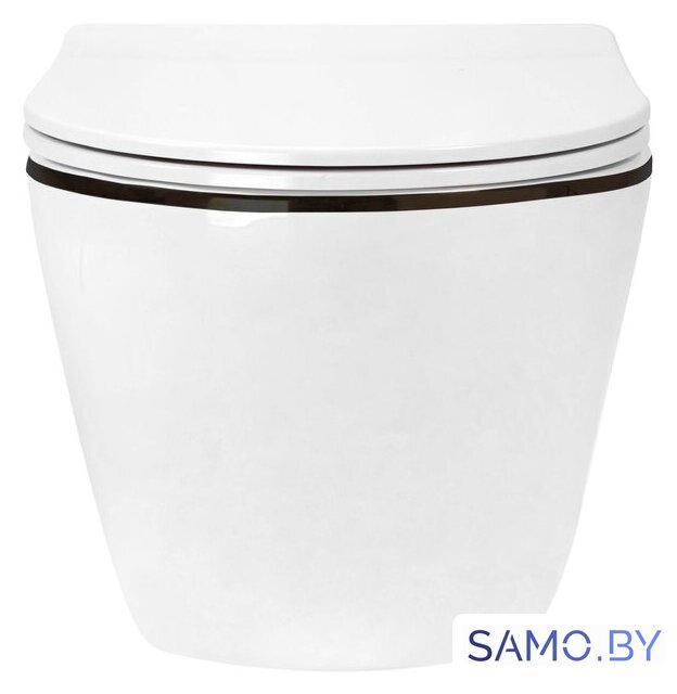 Унитаз подвесной Roxen Antares Black в комплекте с инсталляцией StounFix Dual Fresh 6 в 1 968427 (кнопка: сатин) - Изображение №4 — Интернет-магазин samo.by