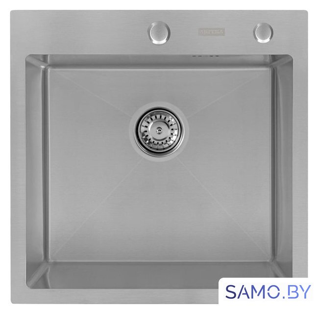 Кухонная мойка ARFEKA ECO AR мойка 500*500, коландер, дозатор SATIN - Изображение №4 — Интернет-магазин samo.by