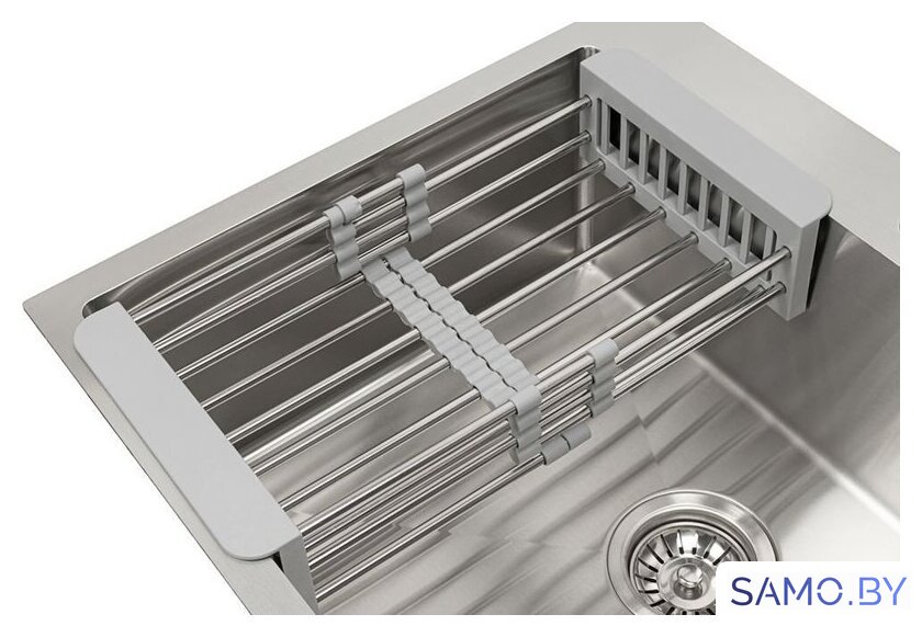 Кухонная мойка ARFEKA ECO AR мойка 500*500, коландер, дозатор SATIN - Изображение №6 — Интернет-магазин samo.by