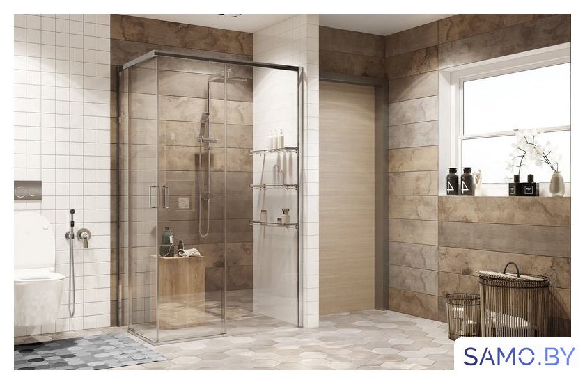 Душевой уголок Ambassador Queen 11011106R 120х80 - Изображение №2 — Интернет-магазин samo.by