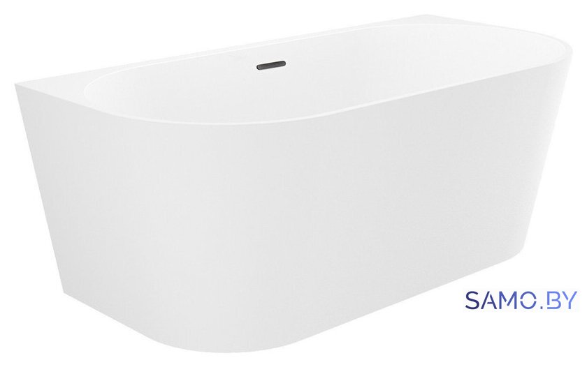 Ванна Wellsee Excellence Pro 180x80 28760403R (пристенная ванна белый глянец, экран, ножки, сифон-автомат матовый черный) - Изображение №2 — Интернет-магазин samo.by