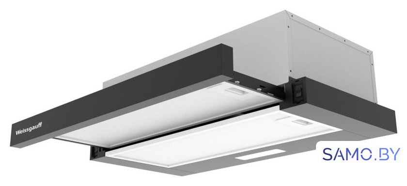 Кухонная вытяжка Weissgauff TEL 600 Black Glass - Изображение №1 — Интернет-магазин samo.by
