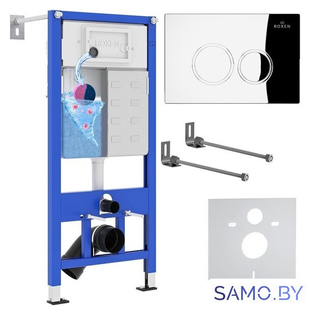 Инсталляция для унитаза Roxen StounFix Dual Fresh 812643 - Изображение №1 — Интернет-магазин samo.by