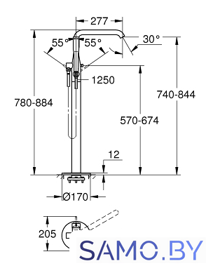 Смеситель Grohe Essence 23491001 (хром) - Изображение №7 — Интернет-магазин samo.by