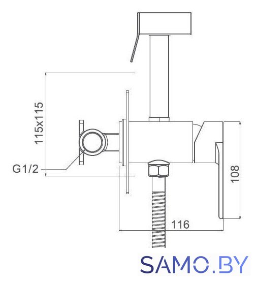 Гигиенический душ Gappo G7299-20 - Изображение №8 — Интернет-магазин samo.by
