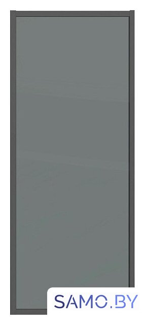 Душевая стенка Grossman Style 70x195 200.K33.05.70.21.10 (черный матовый,стекло тонированное) - Изображение №1 — Интернет-магазин samo.by