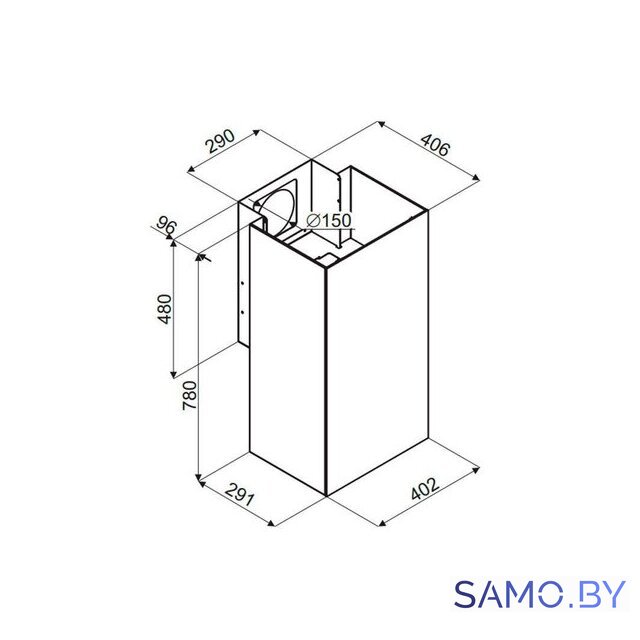 Кухонная вытяжка MAUNFELD Bath Plus 402 (белый) - Изображение №14 — Интернет-магазин samo.by