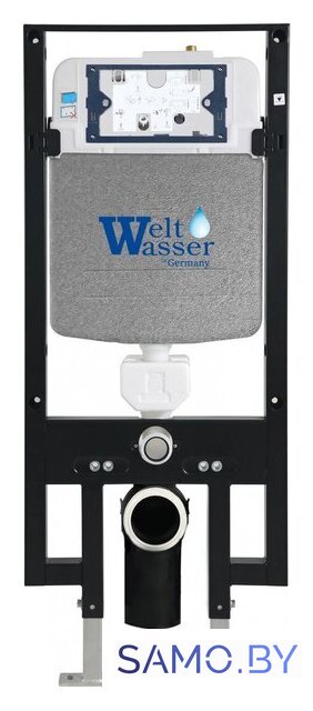 Унитаз подвесной WeltWasser Amberg 497 + Merzbach 043 GL-WT + Amberg RD-CR - Изображение №6 — Интернет-магазин samo.by