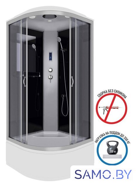 Душевая кабина Niagara NG-2509-14P 100x100x215 - Изображение №2 — Интернет-магазин samo.by