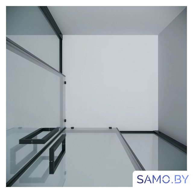 Душевой уголок Grossman Cosmo 80x80x195 300.K33.02.8080.21.00 (черный матовый/прозрачное стекло) - Изображение №6 — Интернет-магазин samo.by