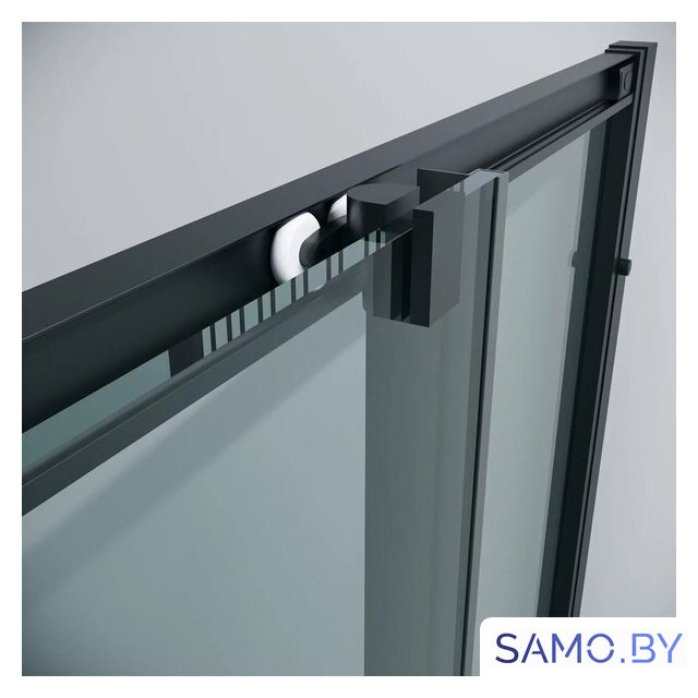 Душевой уголок Grossman Cosmo 80x80x195 300.K33.02.8080.21.00 (черный матовый/прозрачное стекло) - Изображение №4 — Интернет-магазин samo.by