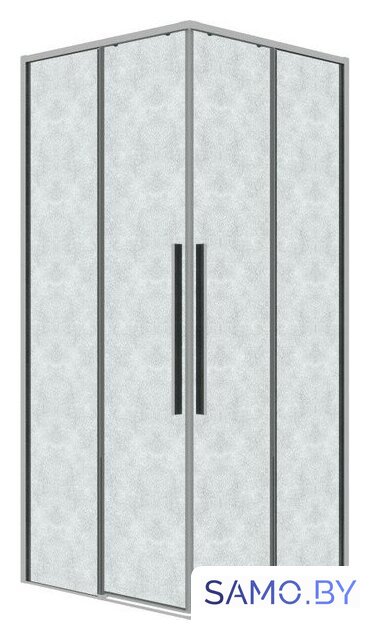 Душевой уголок Grossman Galaxy 90x90x195 300.K33.01.9090.10.02 (хром/шиншилла стекло) - Изображение №1 — Интернет-магазин samo.by