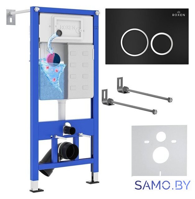 Инсталляция для унитаза Roxen StounFix Dual Fresh 811558 - Изображение №1 — Интернет-магазин samo.by