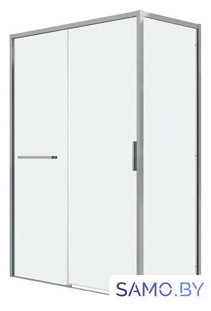 Душевая стенка Grossman Style 80x195 200.K33.05.80.10.00 (хром, стекло прозрачное) - Изображение №2 — Интернет-магазин samo.by