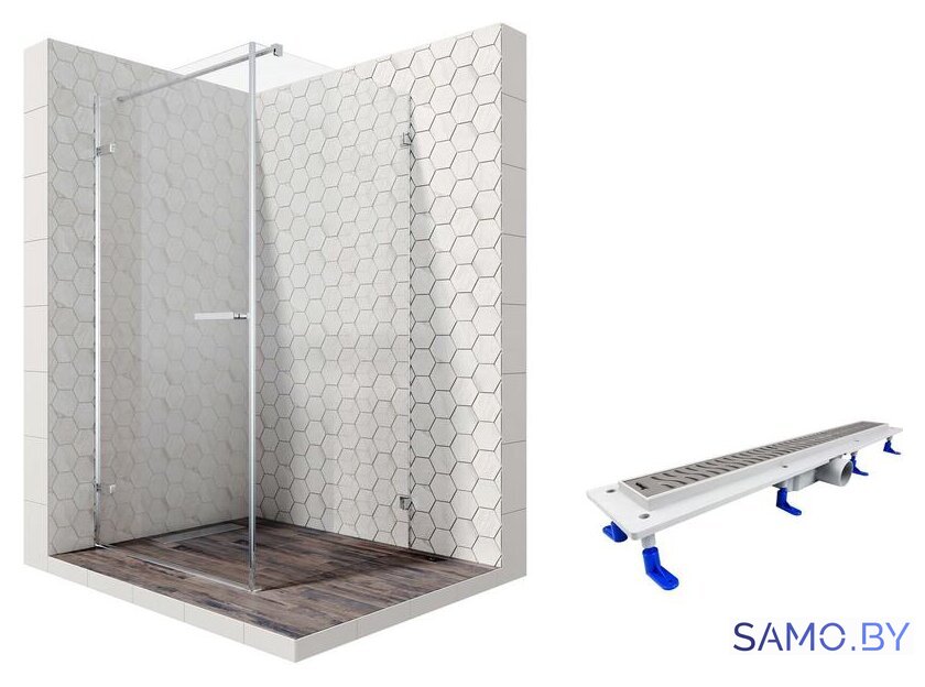 Душевой уголок Ambassador Set 10011102L-ST3 - Изображение №1 — Интернет-магазин samo.by