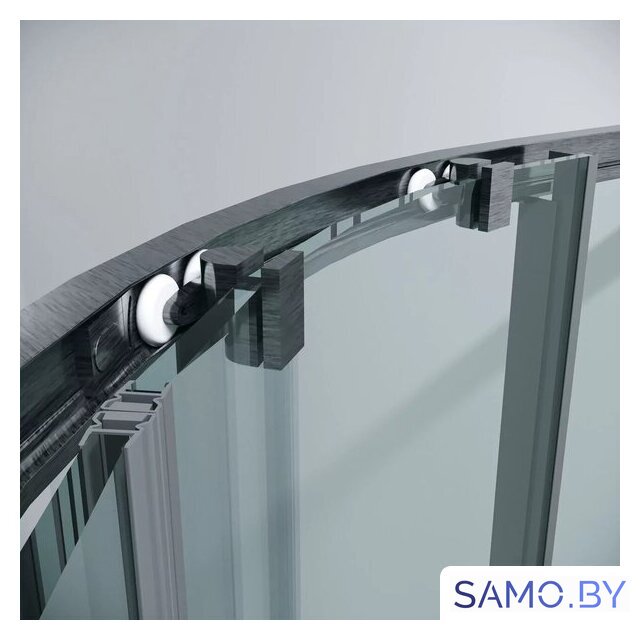 Душевой уголок Grossman Cosmo 90x90x195 301.K33.02.9090.42.00 (графит сатин/прозрачное стекло) - Изображение №4 — Интернет-магазин samo.by
