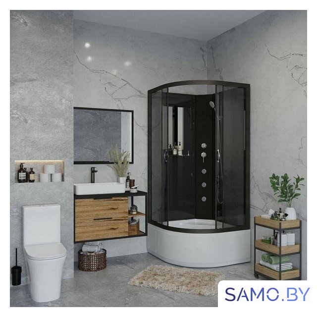 Душевая кабина Niagara NG-6508-14BKG 90x90x200 - Изображение №1 — Интернет-магазин samo.by
