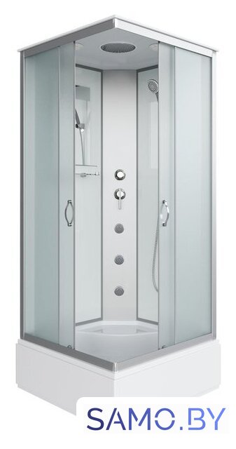 Душевая кабина Niagara NG-1108-14G 90x90x215 (матовое стекло) - Изображение №1 — Интернет-магазин samo.by