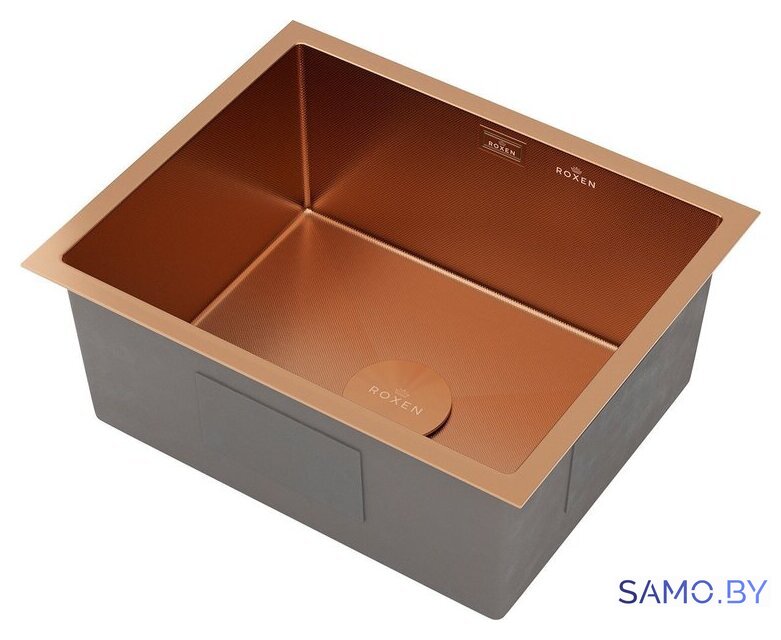Кухонная мойка Roxen Uno 560210-54BR-GR бронза/текстурная PVD покрытие (с ролл-матом и дозатором) - Изображение №12 — Интернет-магазин samo.by