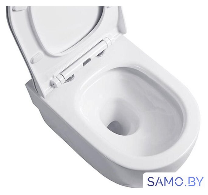 Унитаз подвесной Roxen Porto в комплекте с инсталляцией StounFix Dual Fresh 6 в 1 968478 (кнопка: брашированное золото) - Изображение №10 — Интернет-магазин samo.by