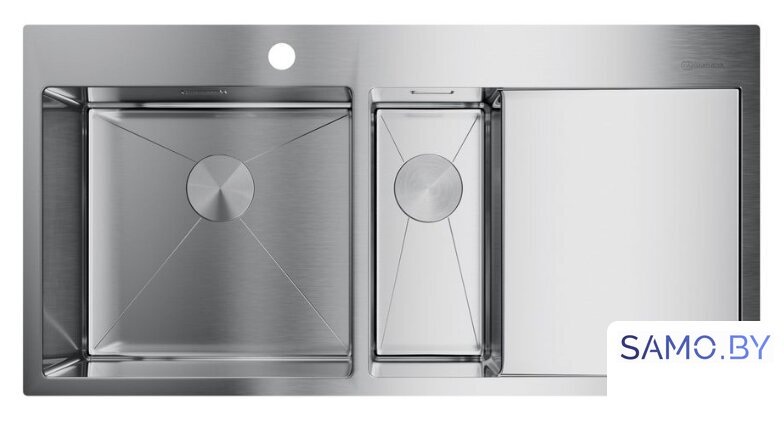Кухонная мойка Omoikiri Akisame 100-2-IN-L - Изображение №1 — Интернет-магазин samo.by