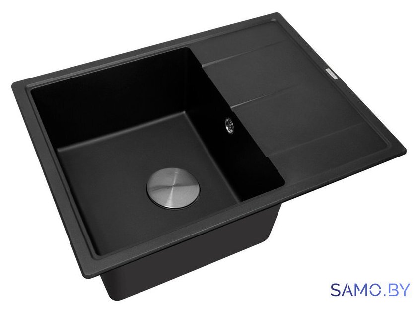 Кухонная мойка ZorG Rock 65 Premium black metallic - Изображение №1 — Интернет-магазин samo.by