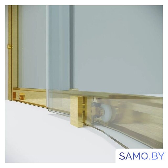 Душевой уголок Grossman Cosmo 90x90x195 301.K33.02.9090.32.00 (золото сатин/прозрачное стекло) - Изображение №5 — Интернет-магазин samo.by